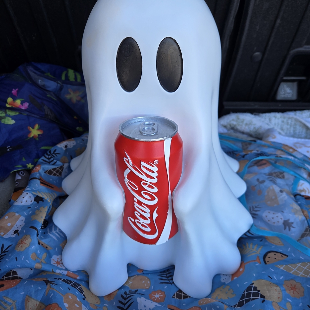 Ghost Holding Coke Can Ghost With Coca Cola